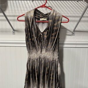 Elegant Black and Gold Women's Dress